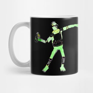 Banksy inspired Kermit 4 Mug